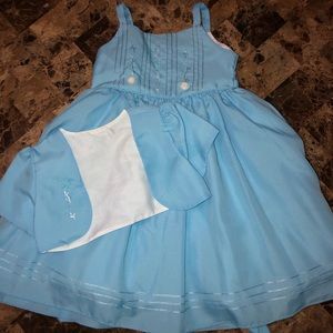blue small toddler dress